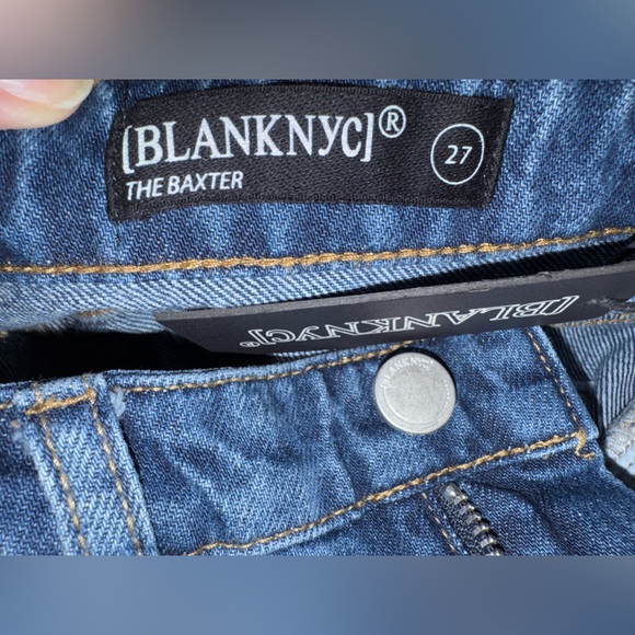 NWT Blank NYC The Baxter Straight Leg Blue Women's Jeans - Picture 5 of 10
